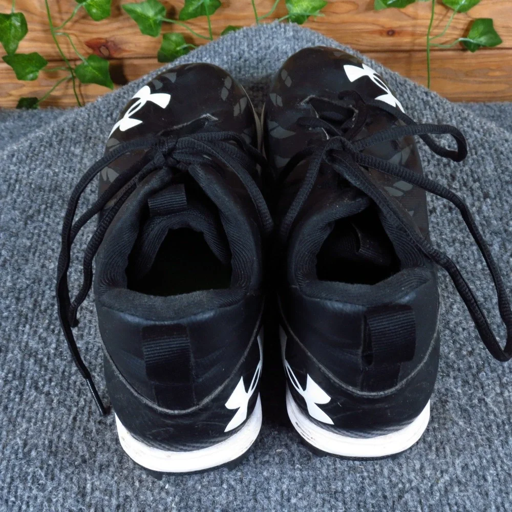 Under Armour Spotlight Franchise RM‎ Mens Football Cleats Sz 8 Black White
